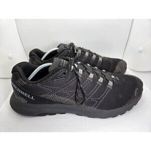 Merrell Fly Strike Trail Shoes Men's 13 Black Hiking Running Athletic Sneakers